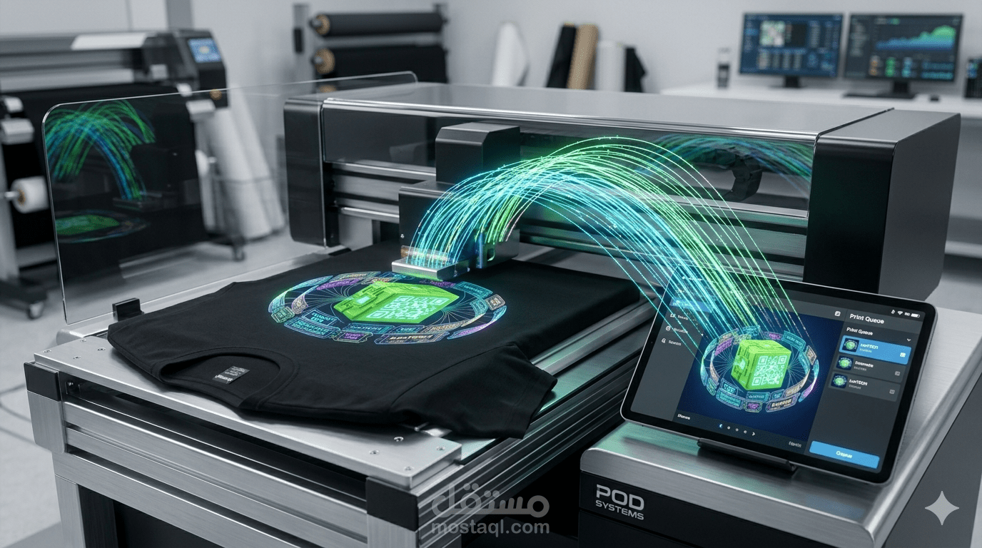 Automated Print on Demand (POD) Design & E-Commerce System