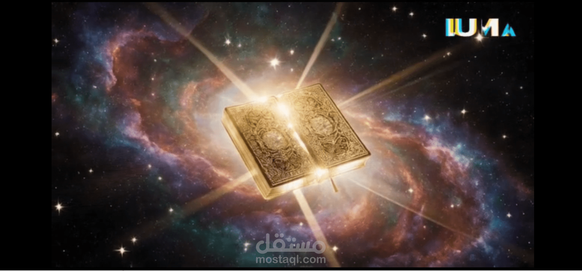 مقطع فديو مولد بالذكاء الاصطناعي لوصف الأيات المباركة من سورة الرحمن في القرأن الكريم