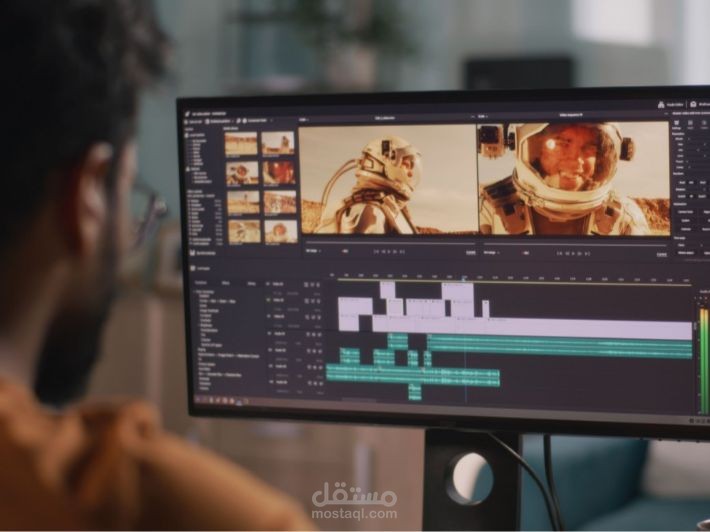 اعلان بالذكاء الاصتناعي لبراند عطور