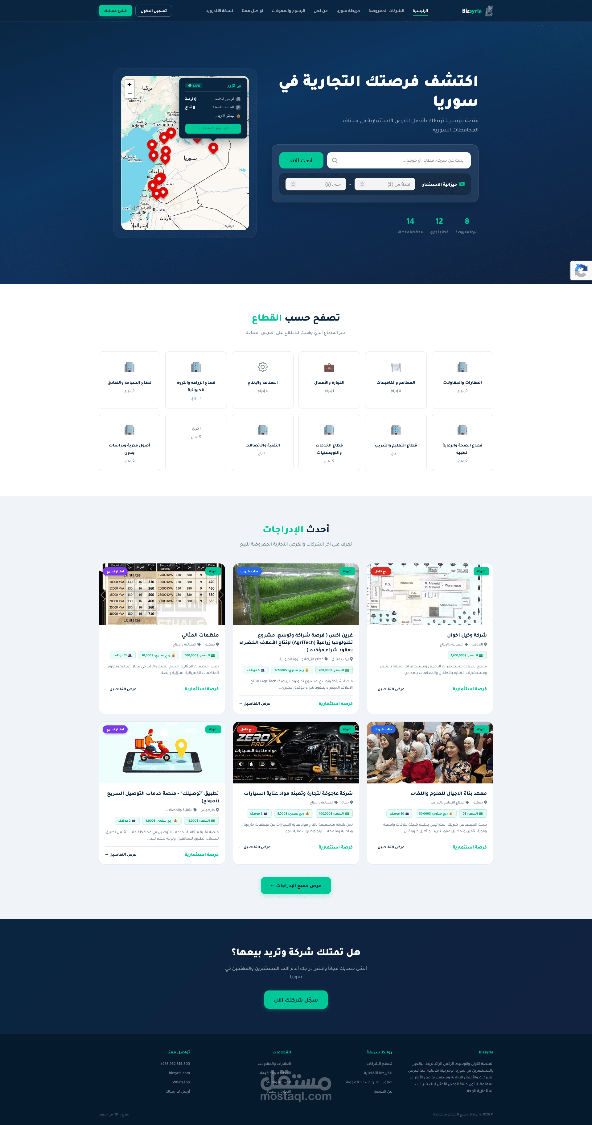 منصة بيزسيريا الاستثمارية لبيع الشركات