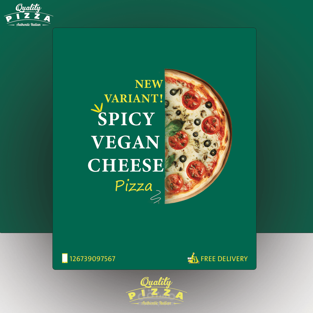Pizza meal advertisement