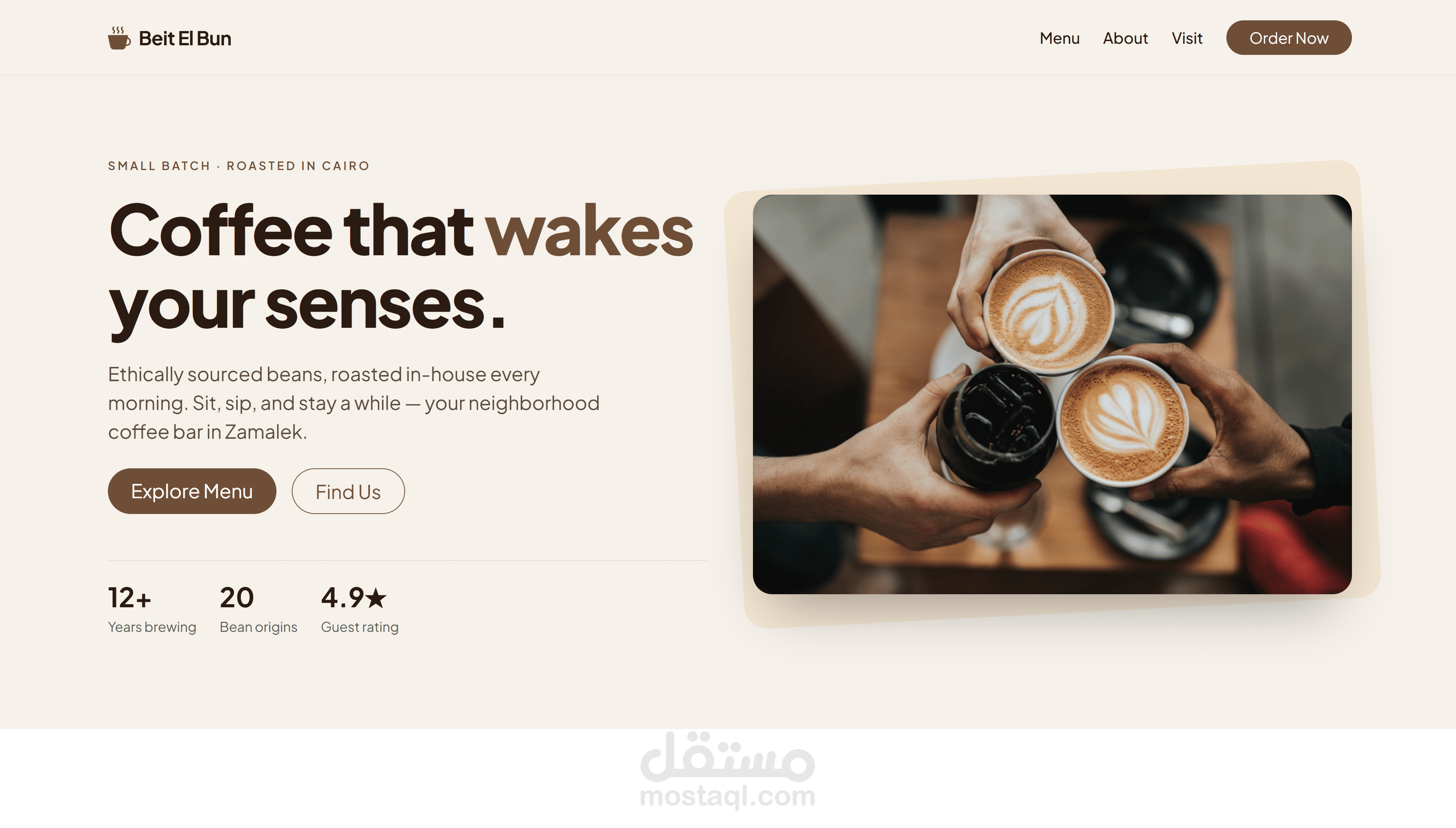Coffee Landing Page