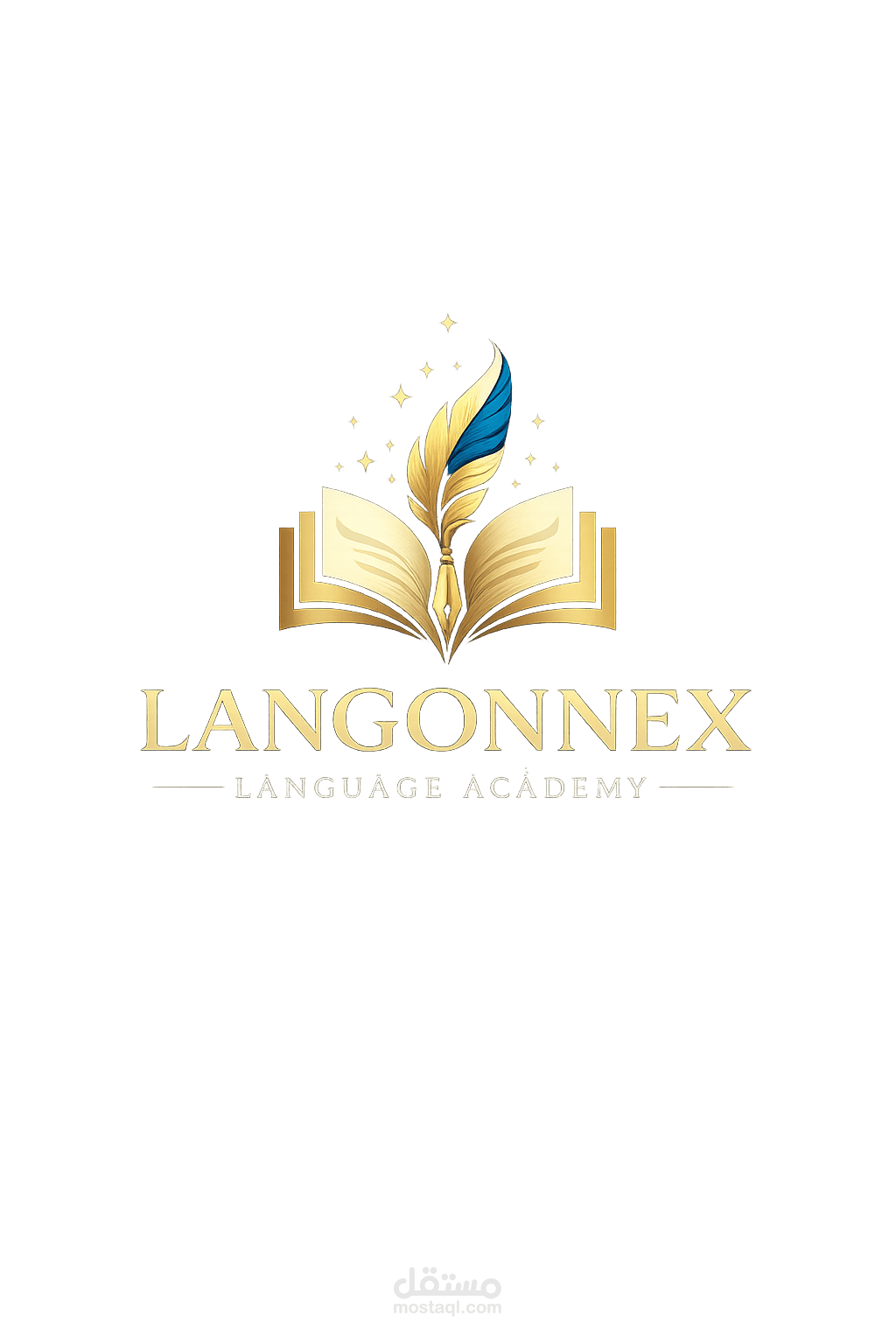 تصميم شعار احترافي لأكاديمية لغات وتعليم | Language Academy Logo Design