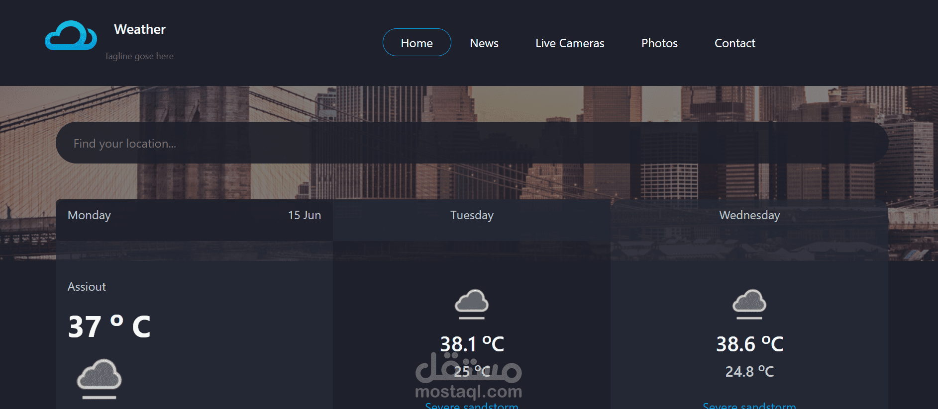 Forecast Hub Weather Application