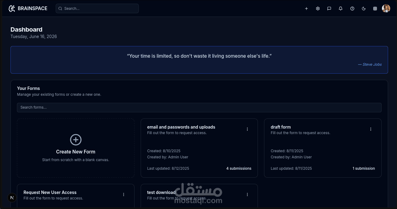 brainform/شبيه google form مع اضافات مميزة عديدة