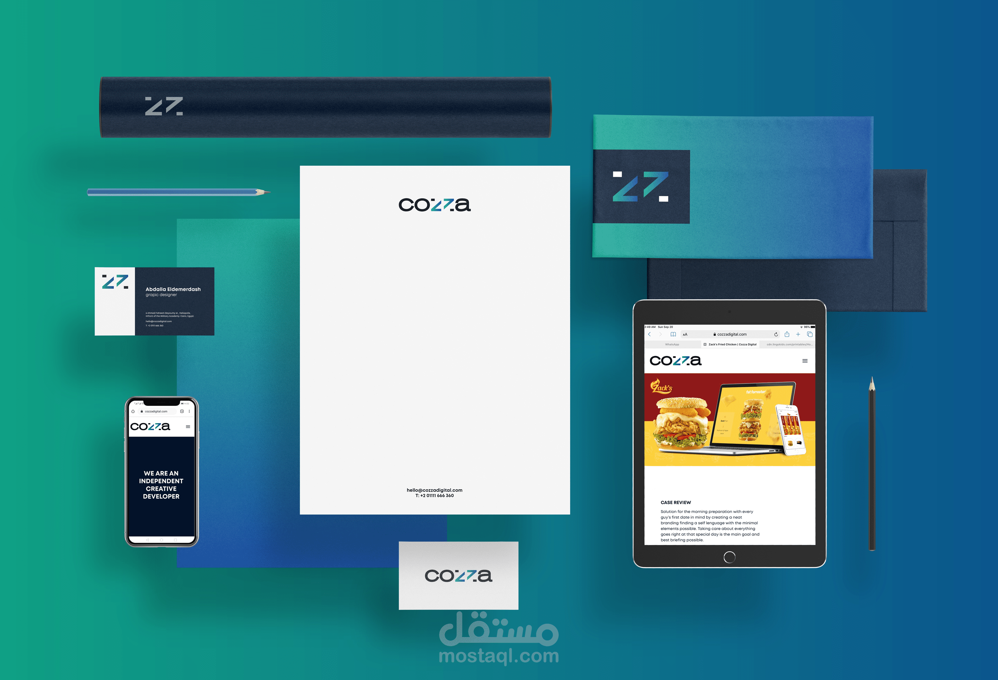 cozza digital - branding