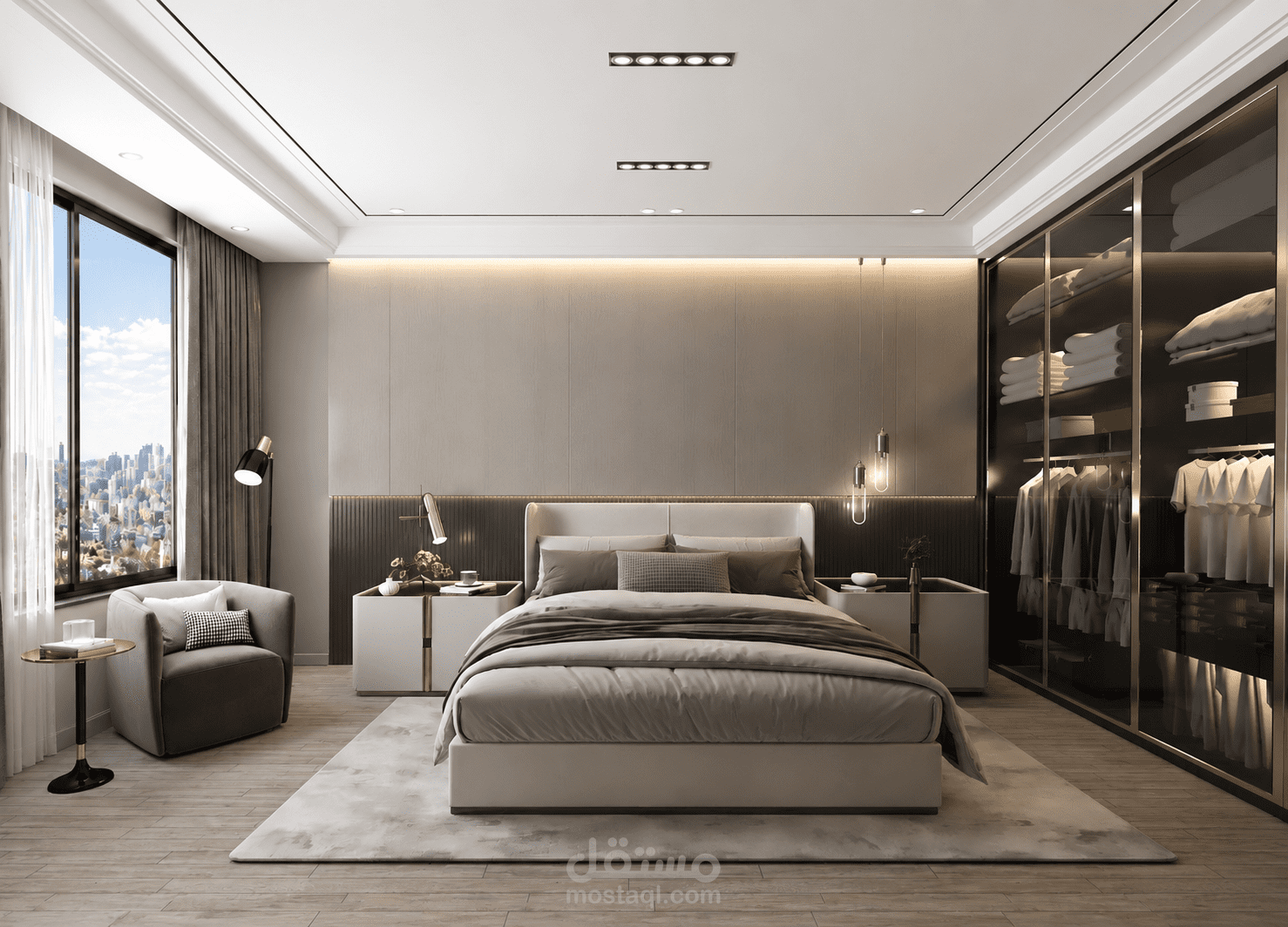 تصميم داخلي لشقة سكنية Residential Apartment Interior Design | Training Project