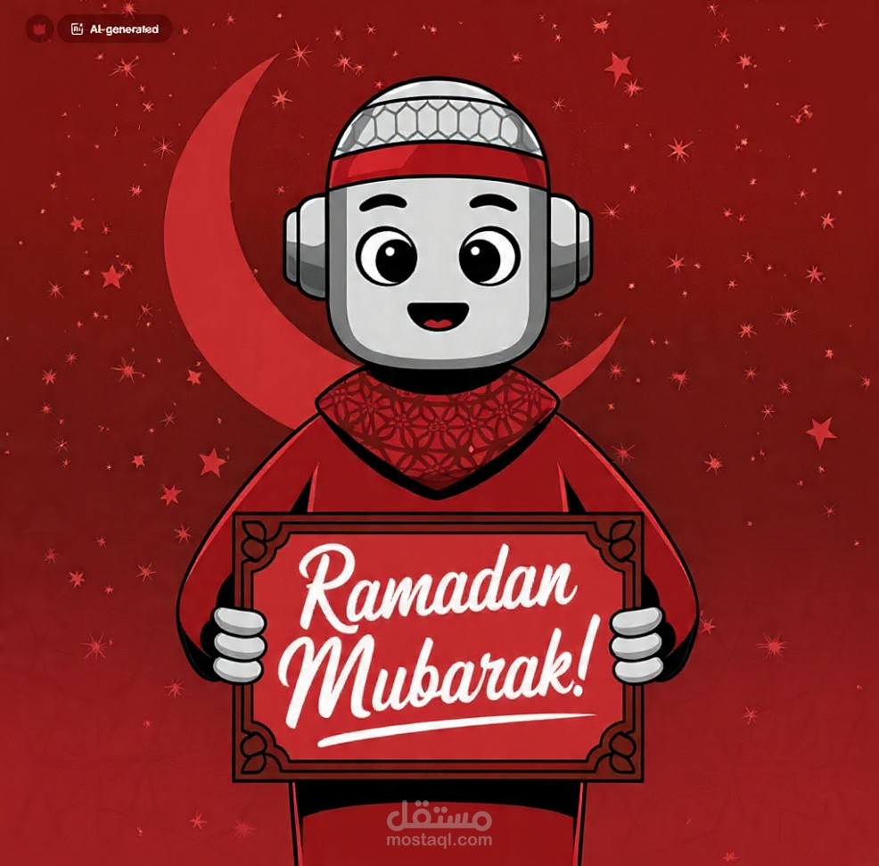 تصميم مجموعة أعمال جرافيك لشهر رمضان