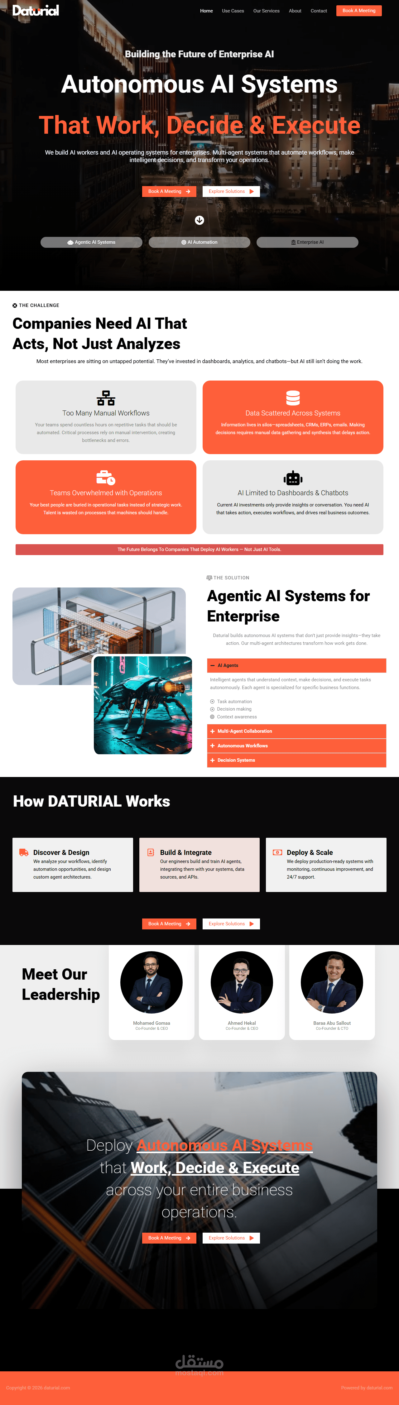 تصميم وتطوير مجموعة من المواقع الإلكترونية