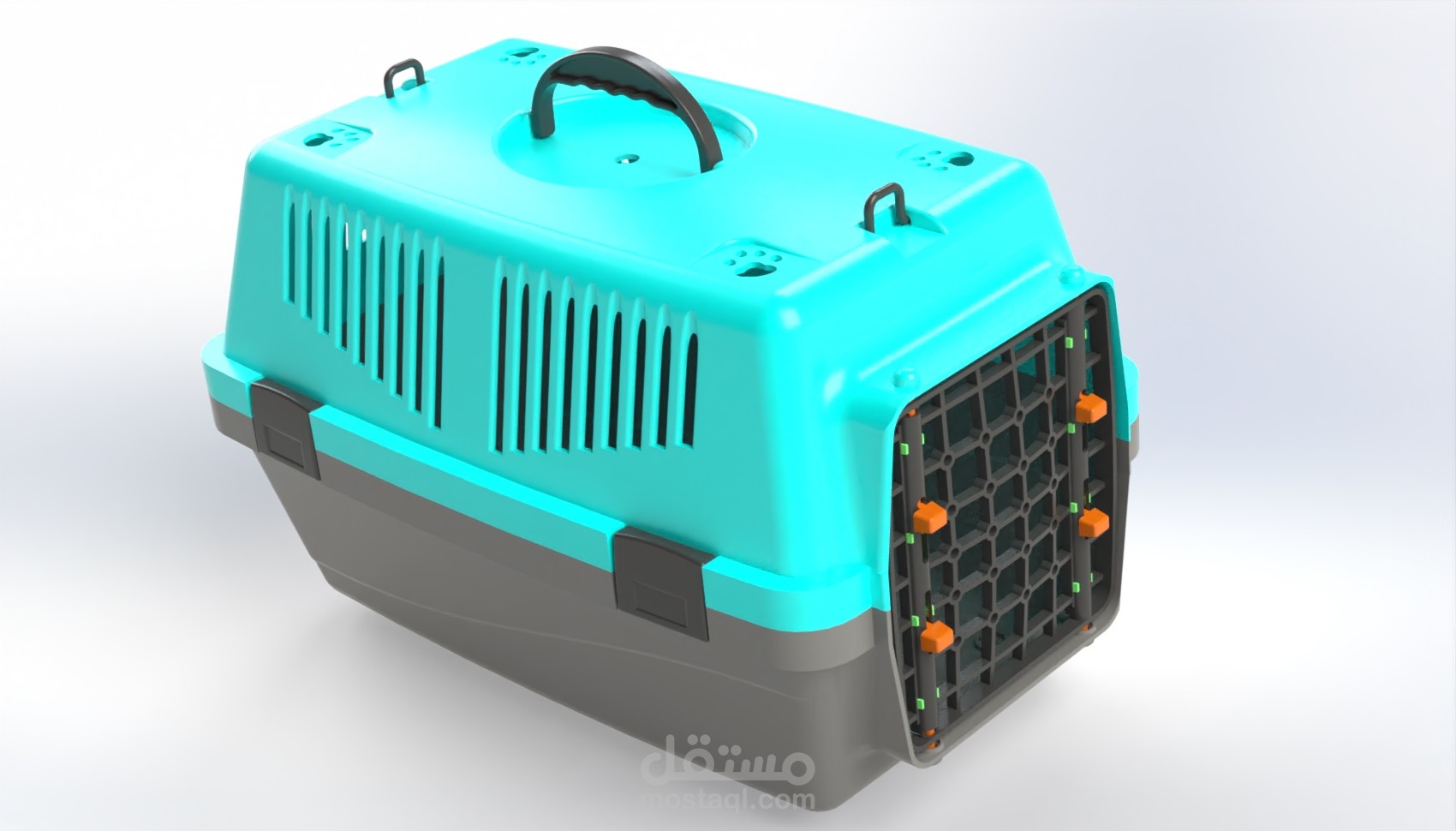 تصميم وتجميع قفص نقل الحيوانات الأليفة (Pet Carrier)
