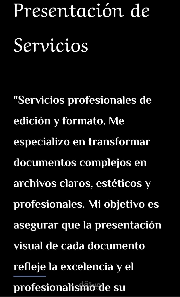 Formato profesional de documentos