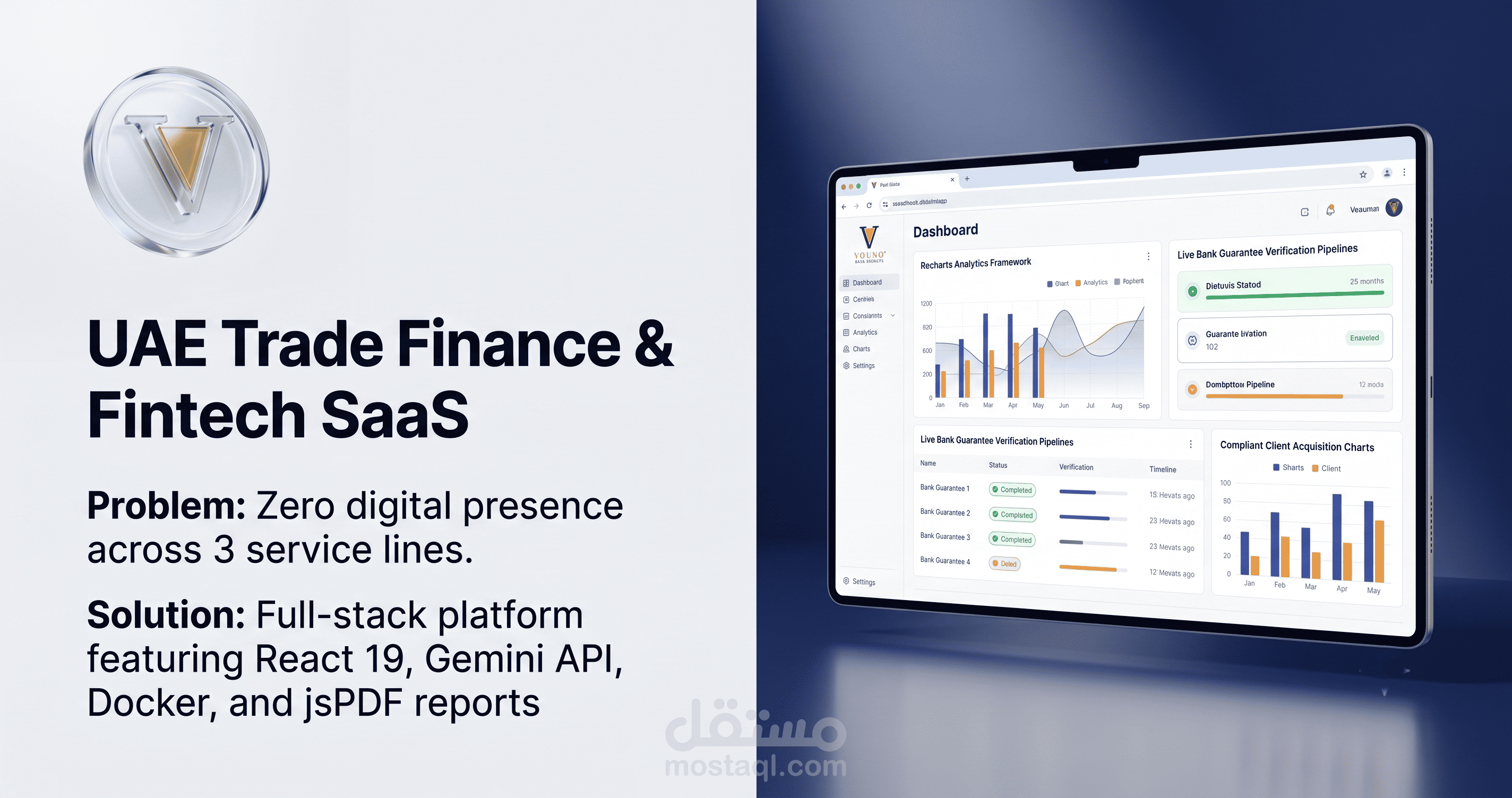VOUNO — التحول الرقمي والتواصل الاحترافي لخدمات التمويل التجاري