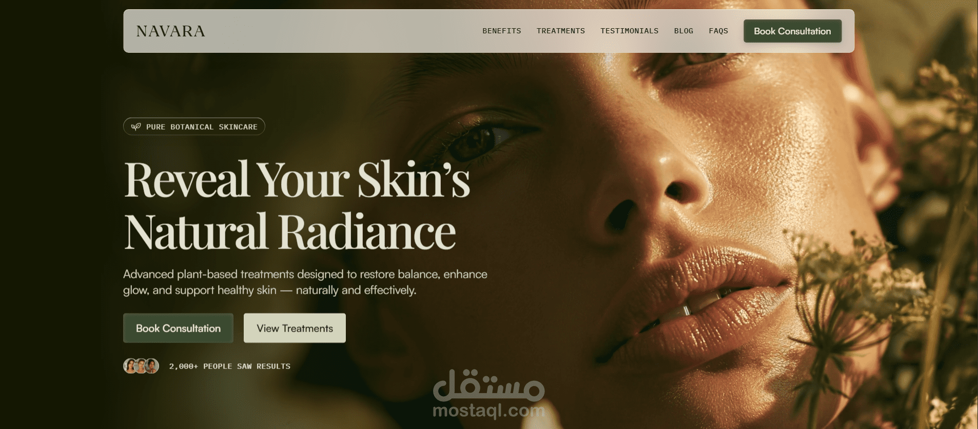 Skin care eCommerce
