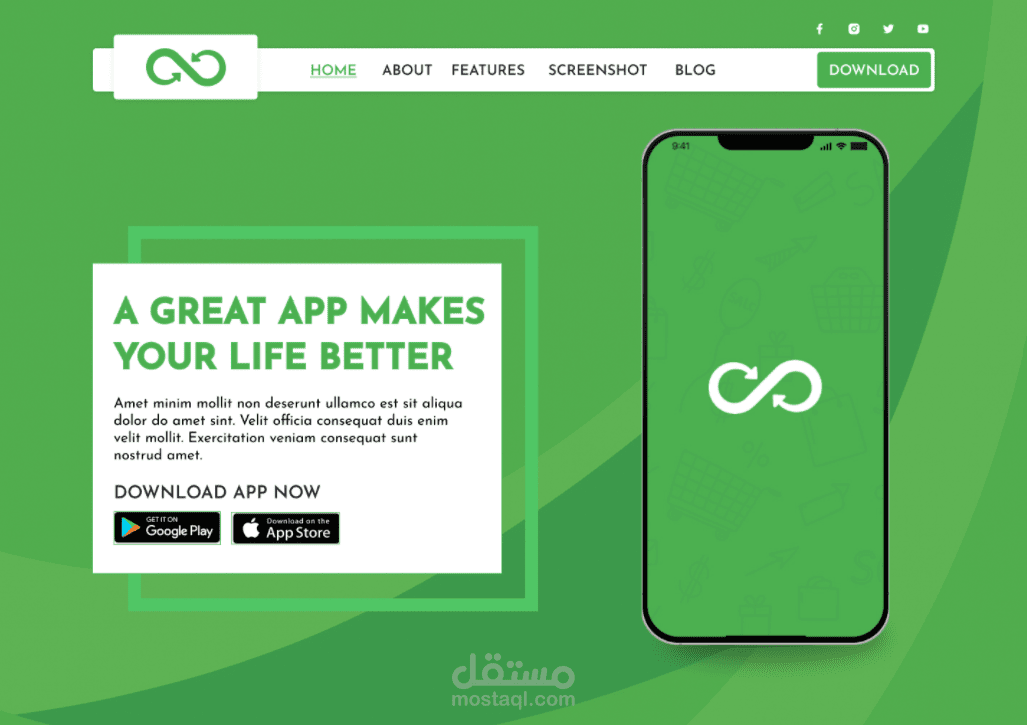 Mubadalati - Landing Page Design