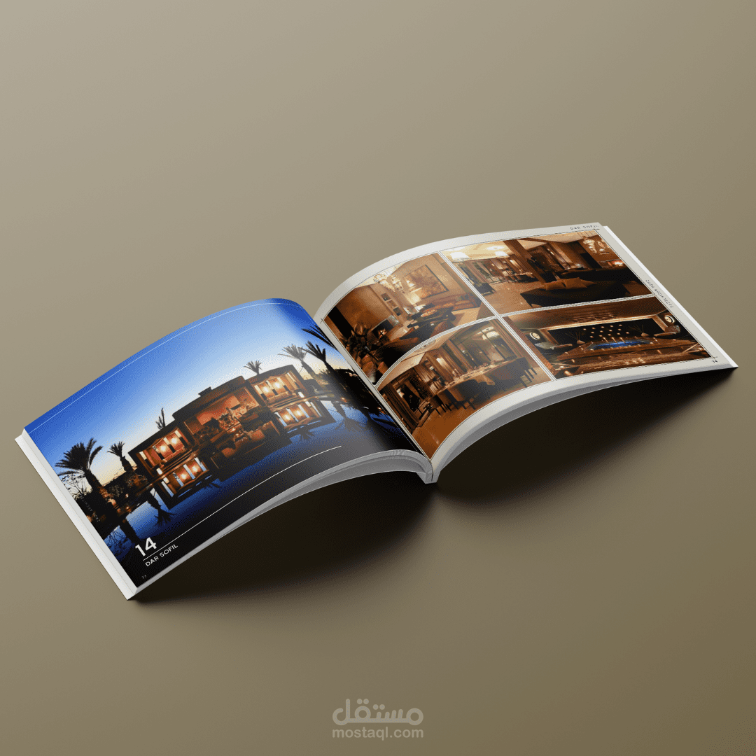 تصميم بريس بوك احترافي لمكتب ZADA Architectes