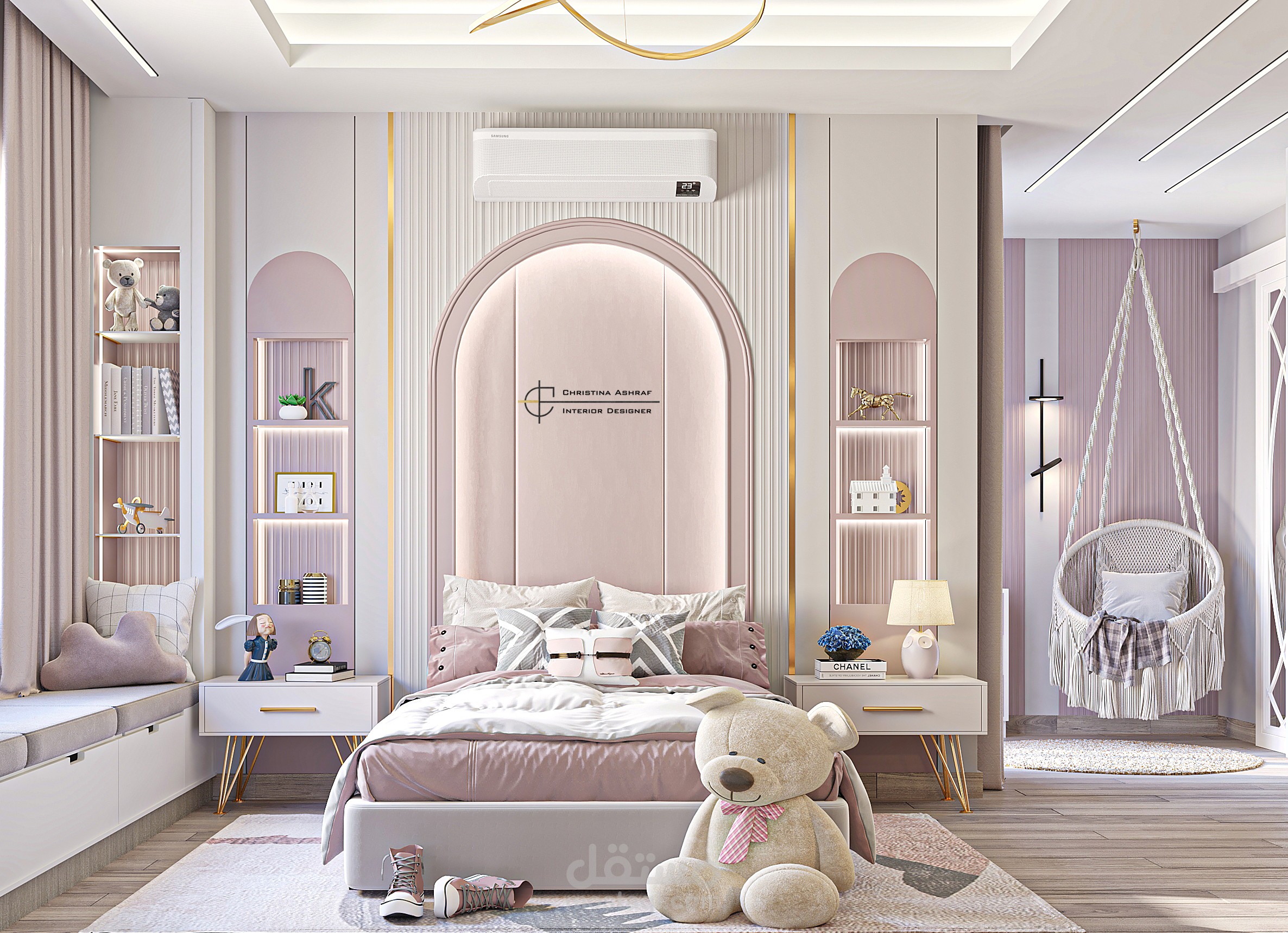 تصميم غرفة فتاة