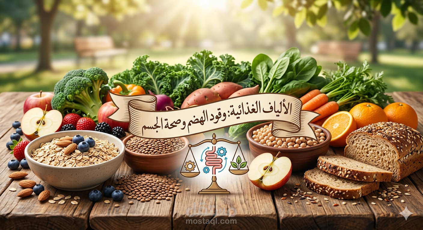 كتابه مقال تغذوى وتعوعوى بعنوان :الألياف الغذائية هى صديقه الأمعاء