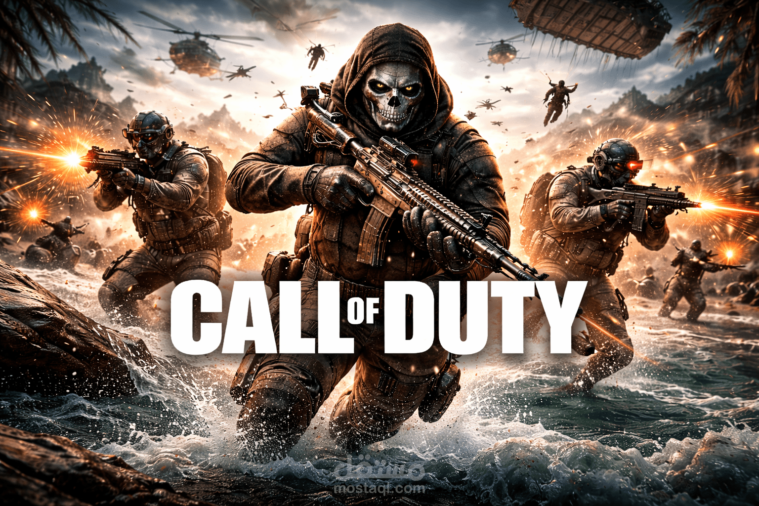 مونتاج فيديو Call of Duty بأسلوب أكشن وحماسي