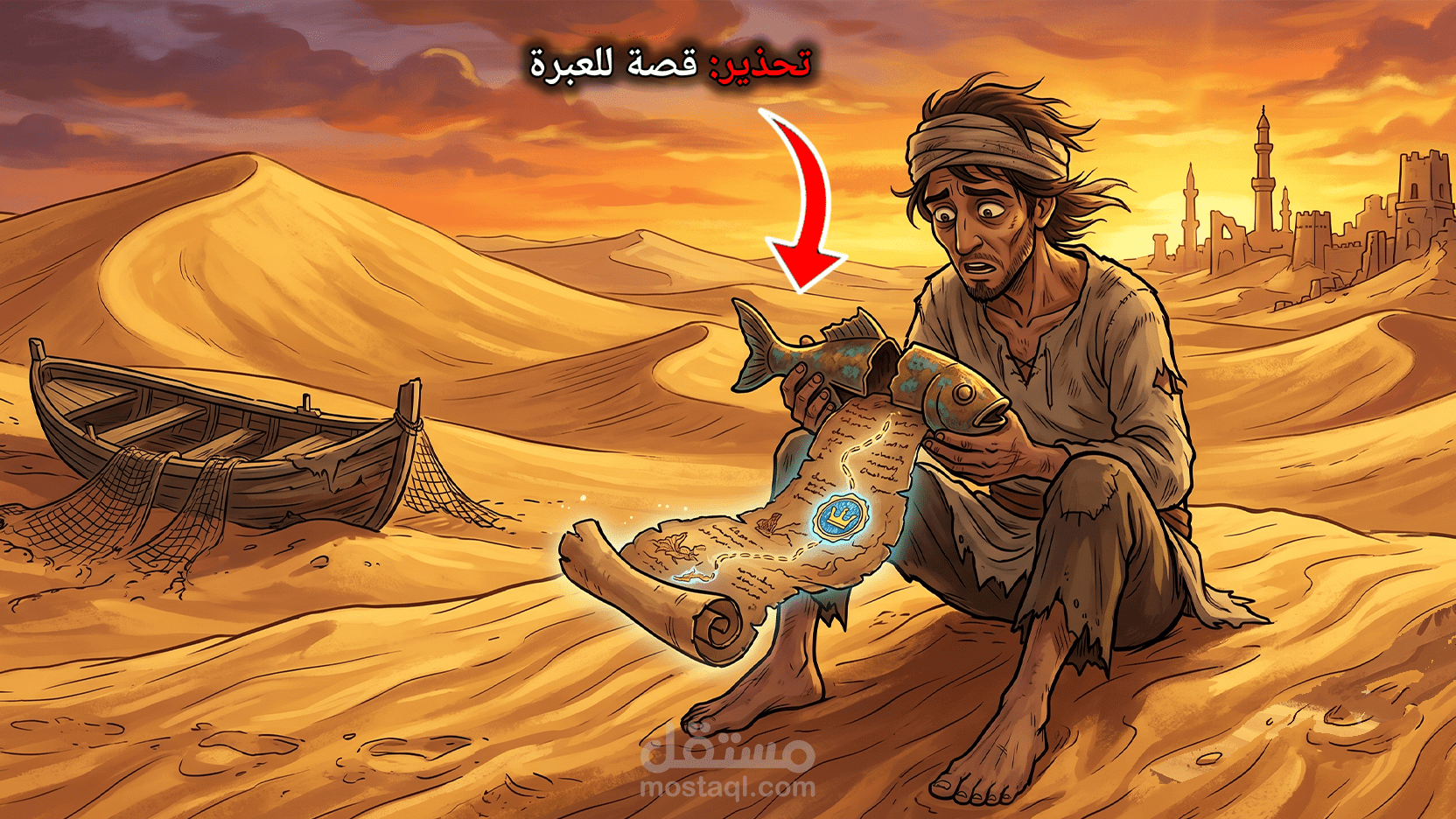 . قصة اليتيم الأبكم وبئر الحقيقة