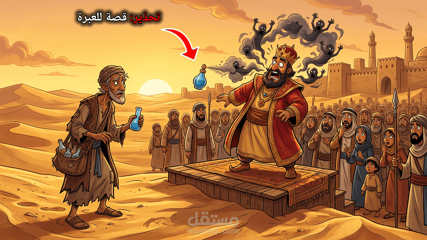 قصة "بائع العطر الذي حبس أنفاس التنين"