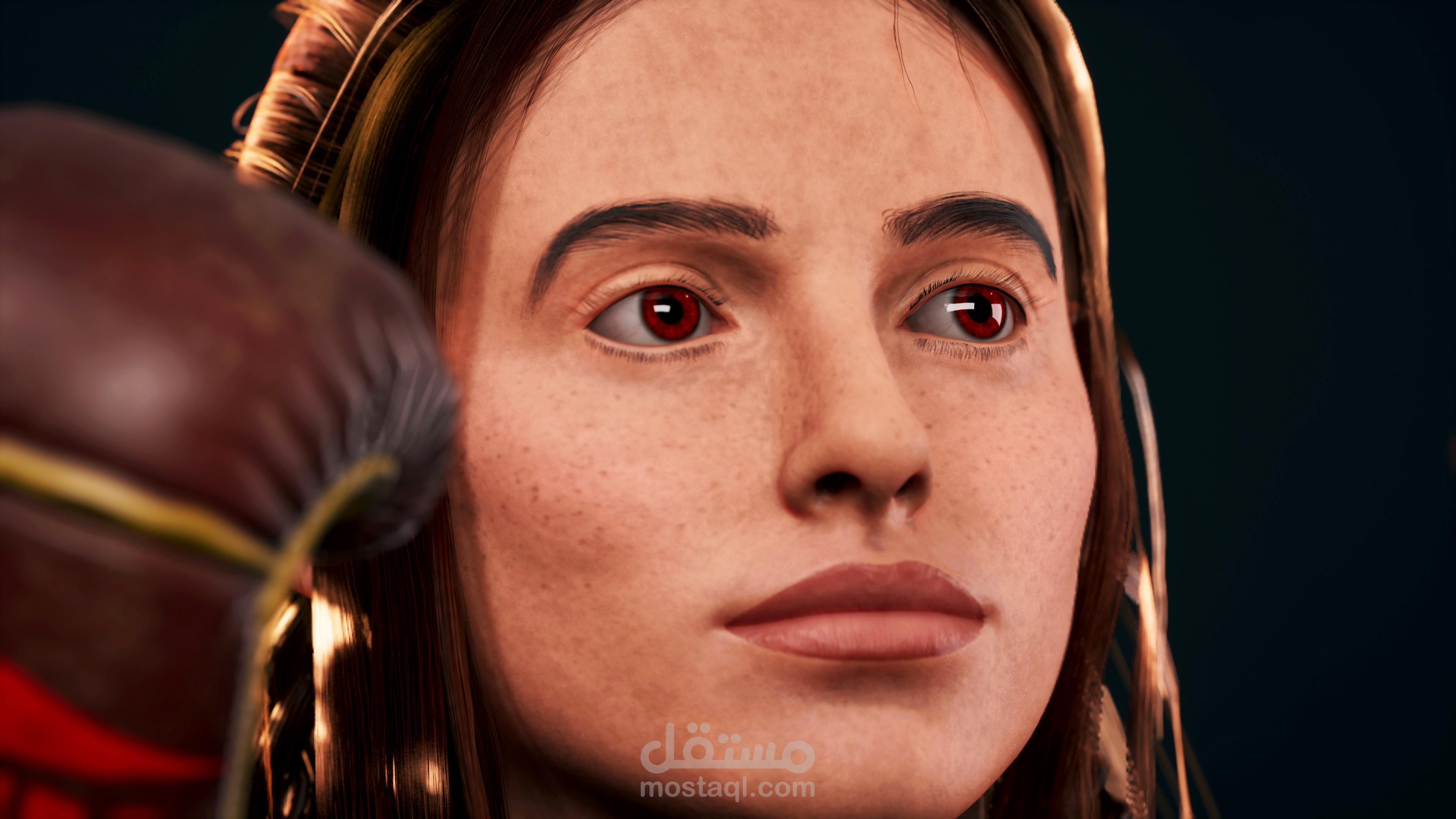 3D Game Character Gina