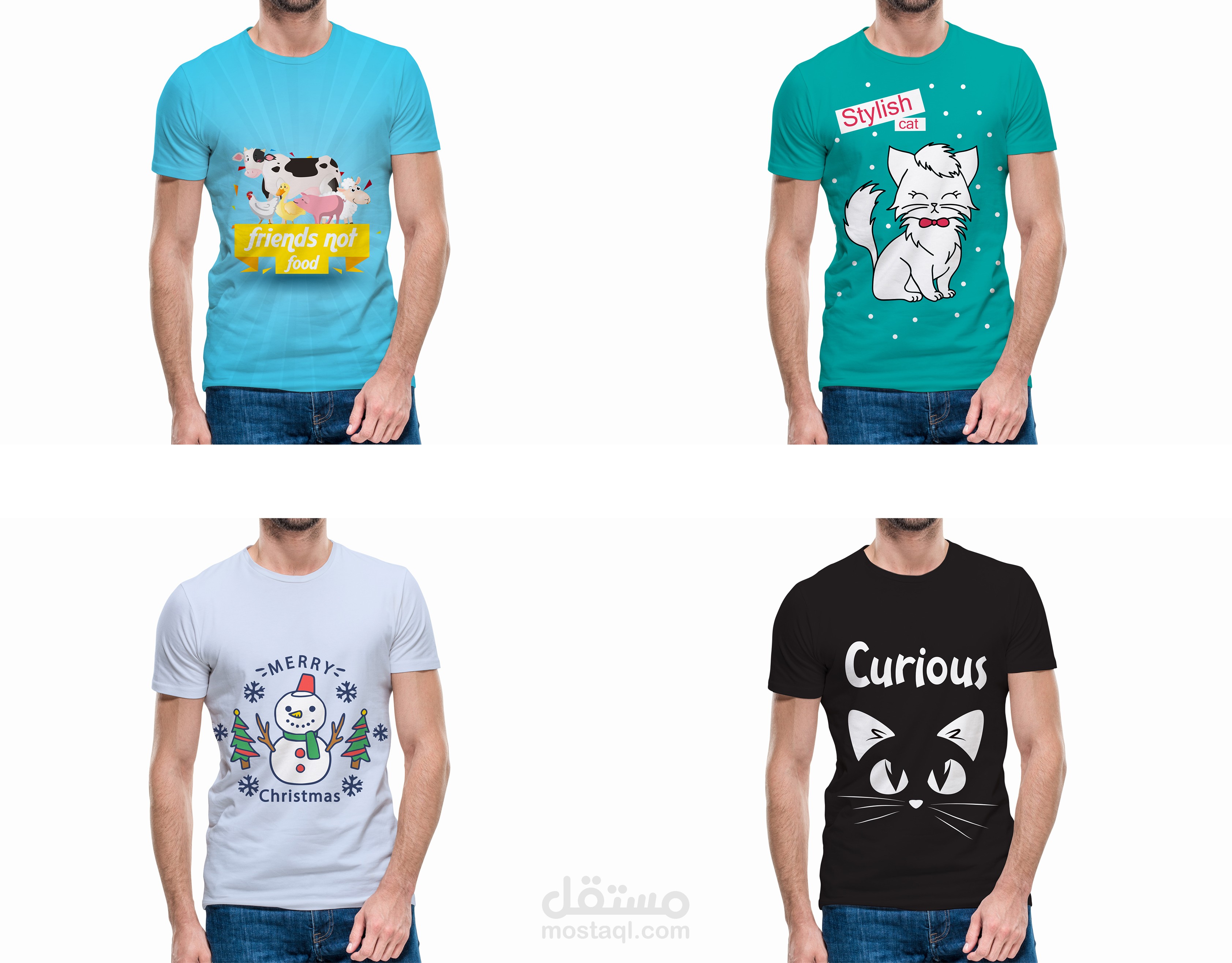 مجموعة تصاميم قمصان  /T-Shirt --2