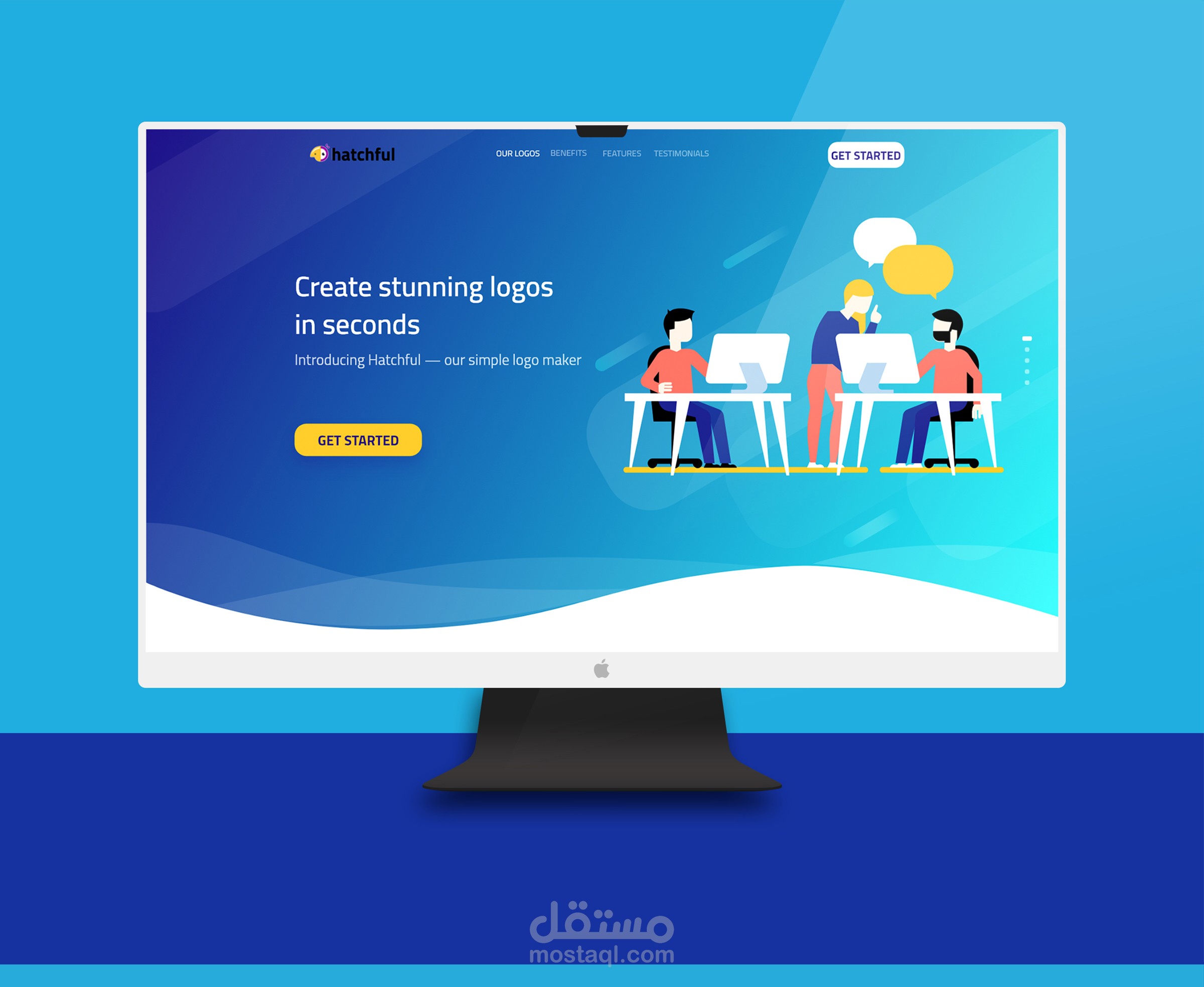 تصميم واجهة موقع لشركة Web Design -- company Website