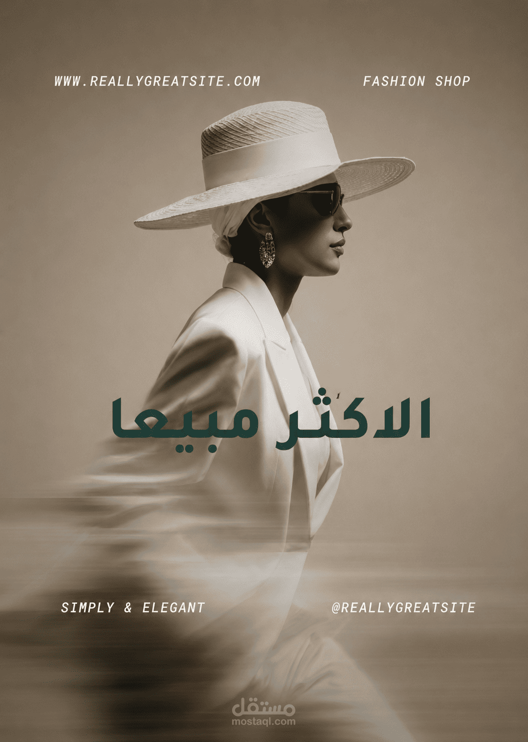 تصميم إعلان فاخر لعلامة أزياء | Luxury Fashion Advertisement Design
