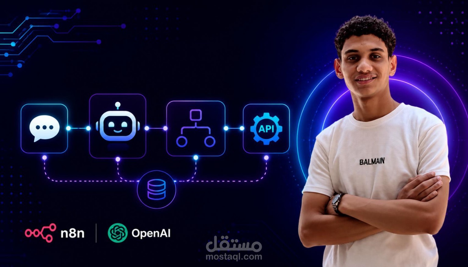 مشروع اتمته ذكي لخدمه العملاء لمطعم