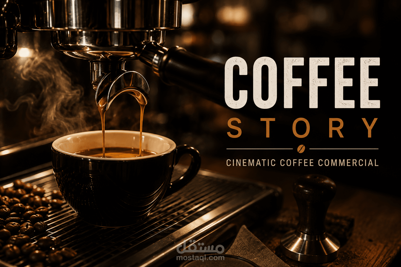 مونتاج فيديو سينمائي لإعلان قهوة وباريستا | Cinematic Coffee Commercial