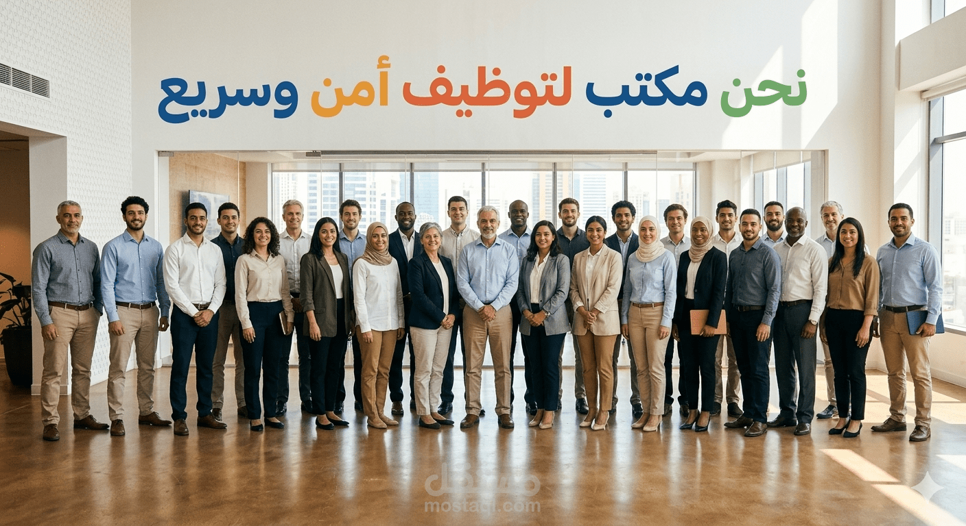 موقع تجريبي لمكتب توظيف ( استقدام)