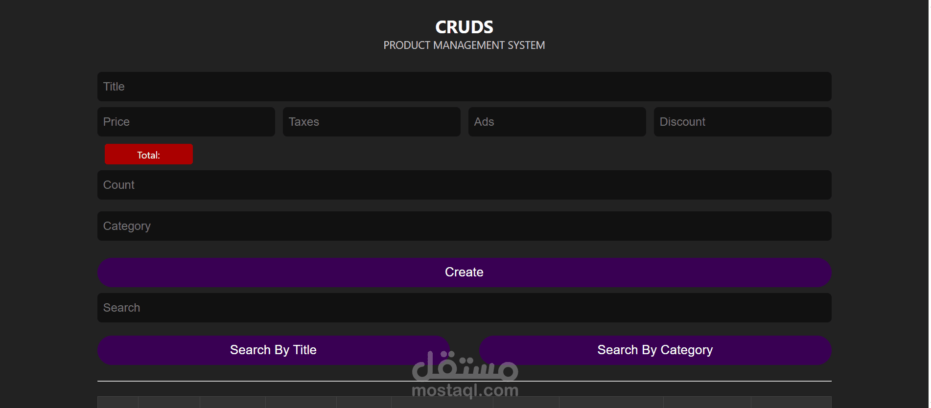 CRUDS