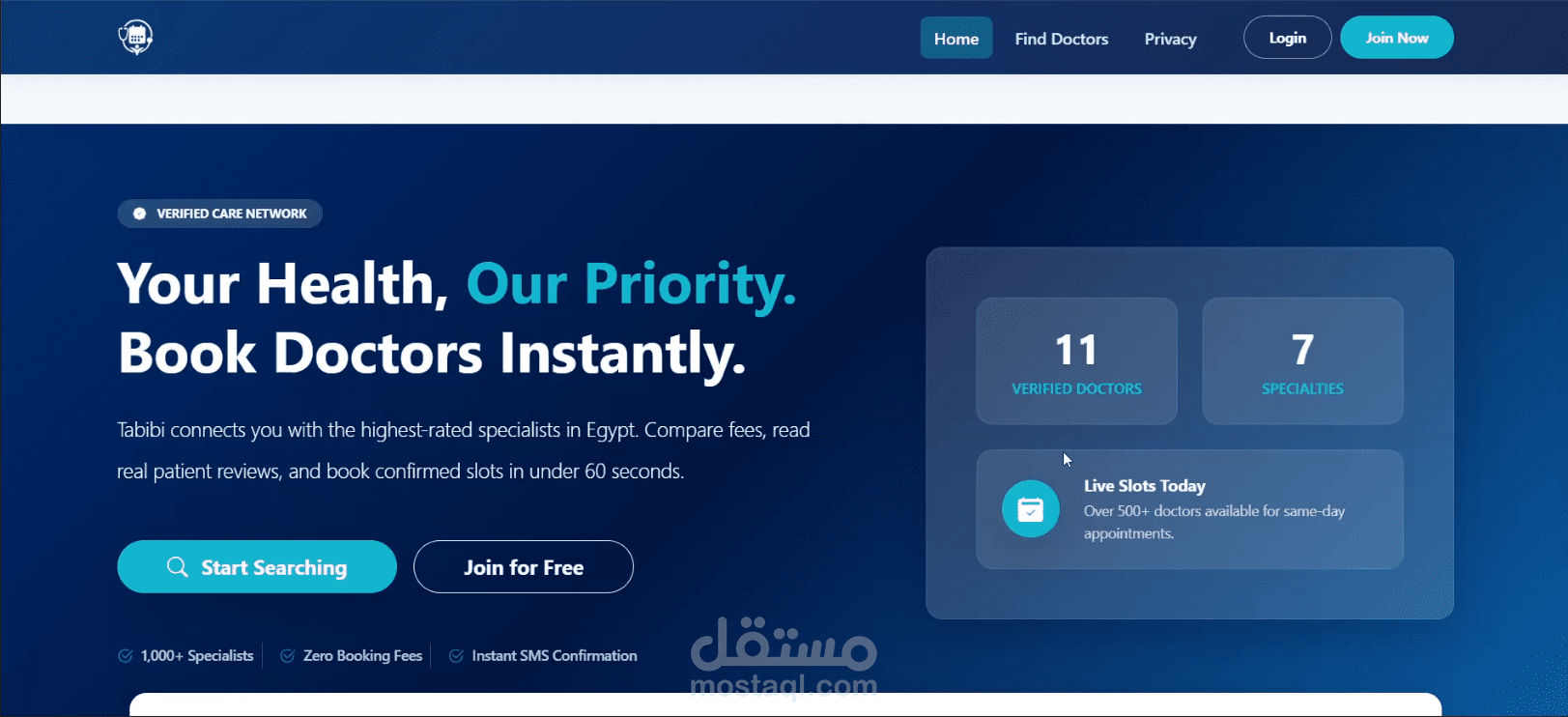 Tabibi - Healthcare Reservation System