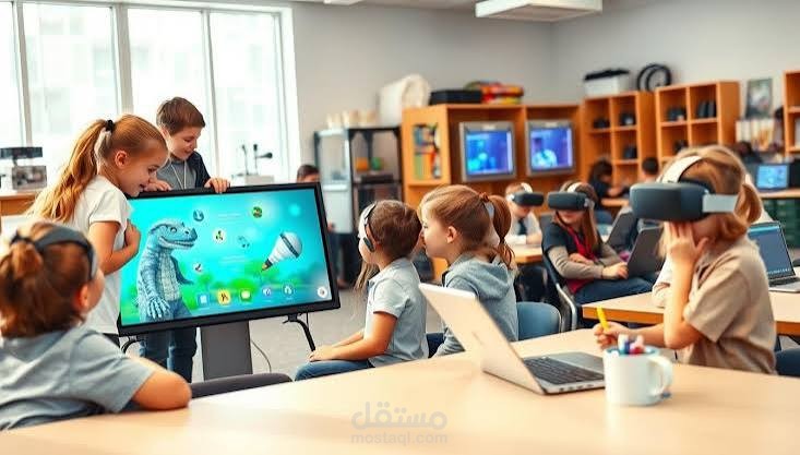 تنسيق ملف word باحترافية عالية عن "تاثير التكنولوجيا على العملية التعليمية"