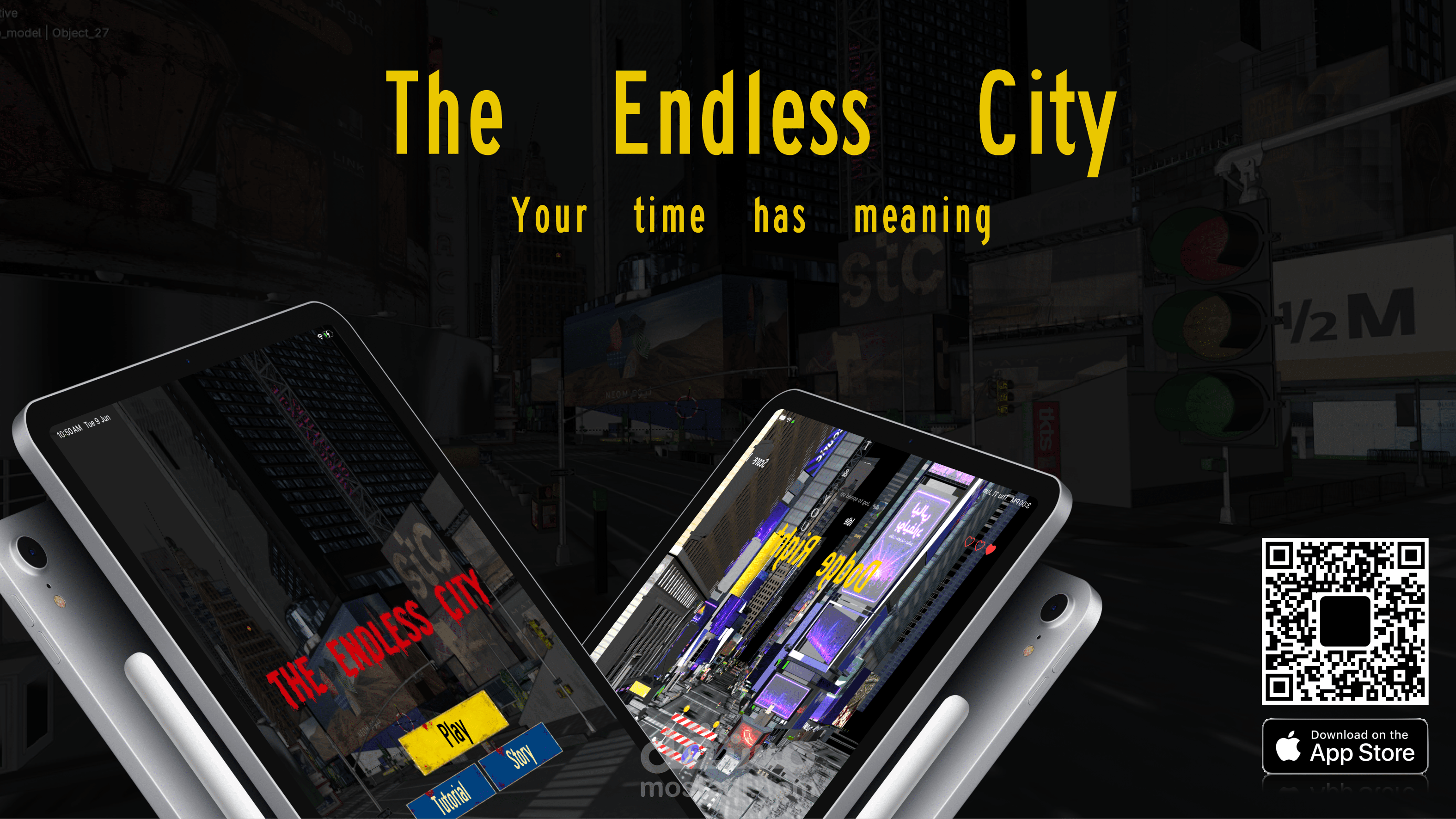 Endless City – iOS AR Running Game