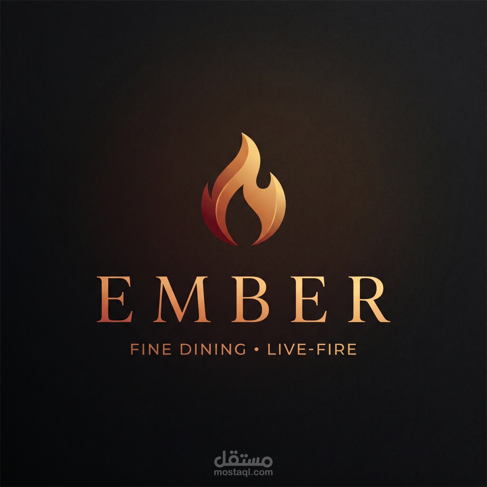 EMBER — تصميم وتطوير موقع مطعم فاخر بتجربة حركية سينمائية (Live-Fire Dining)