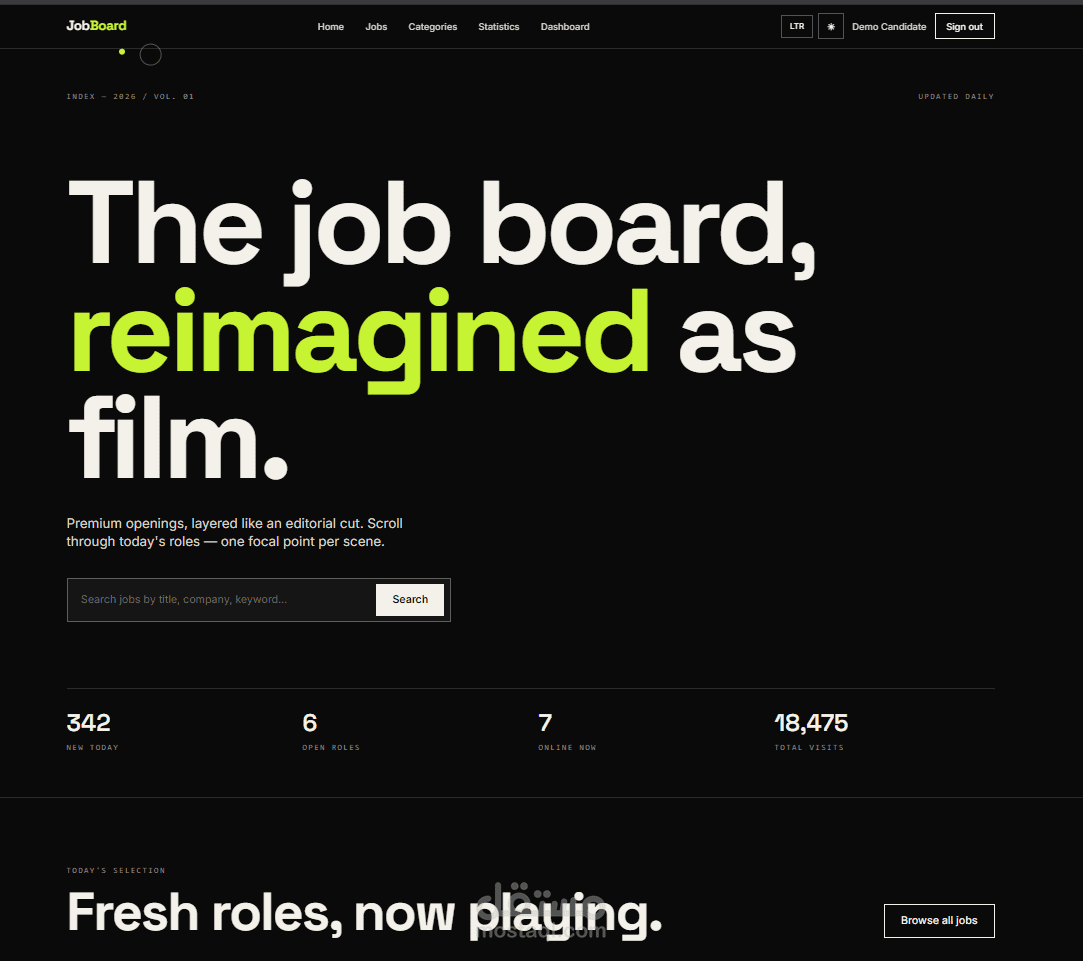 Headless WordPress Job Board Platform with Next.js 14 & Custom REST API