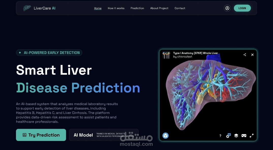 LiverCare AI Web Site