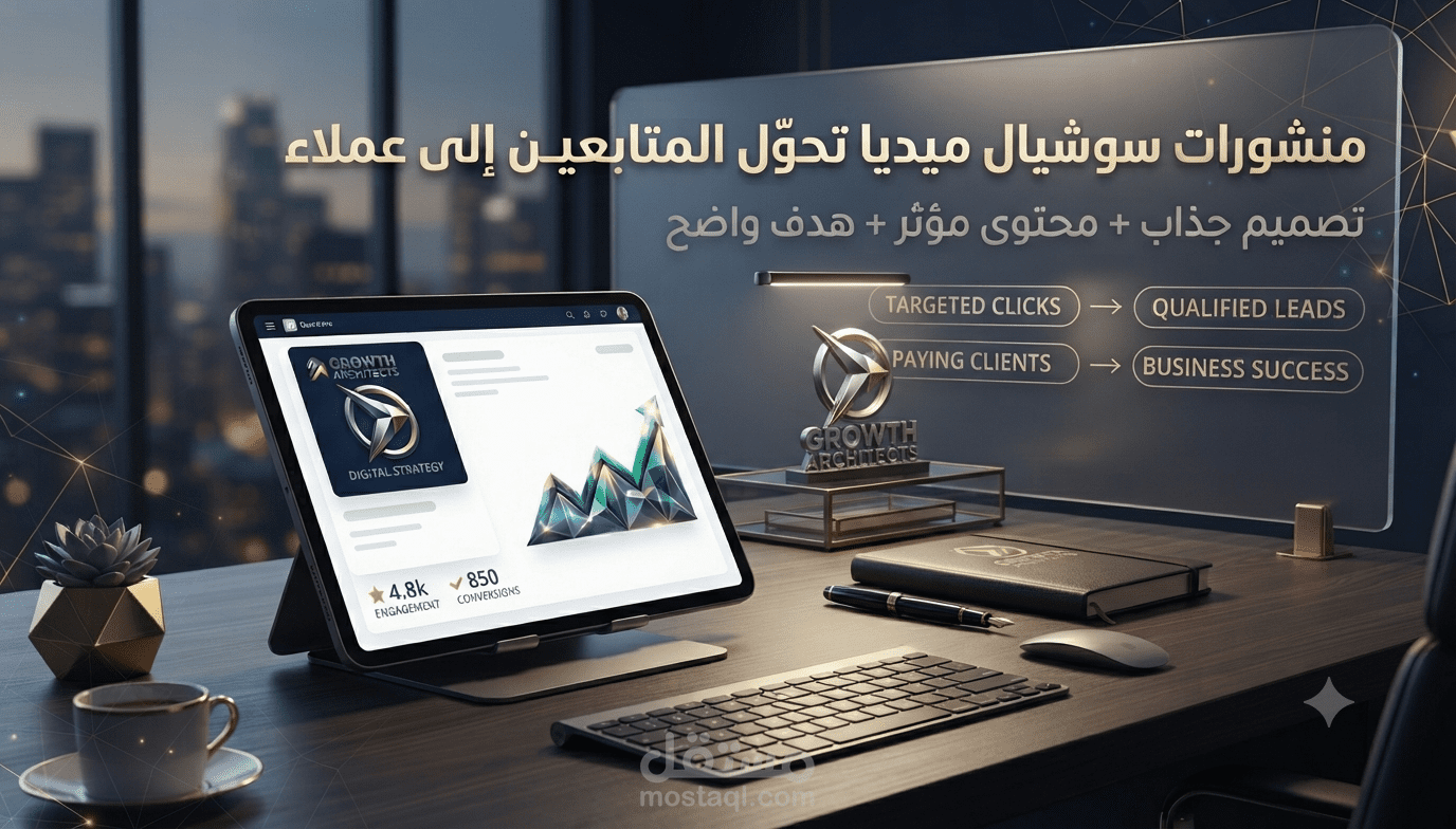 تصميم بوستر سوشيال ميديا لمقهى (Blind)