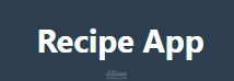 Recipe App