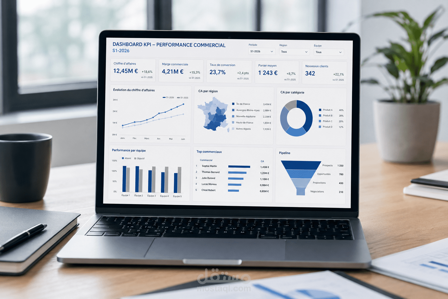 SUIVIE KPI PERFORMANCE COMMERCIAL S1-2026