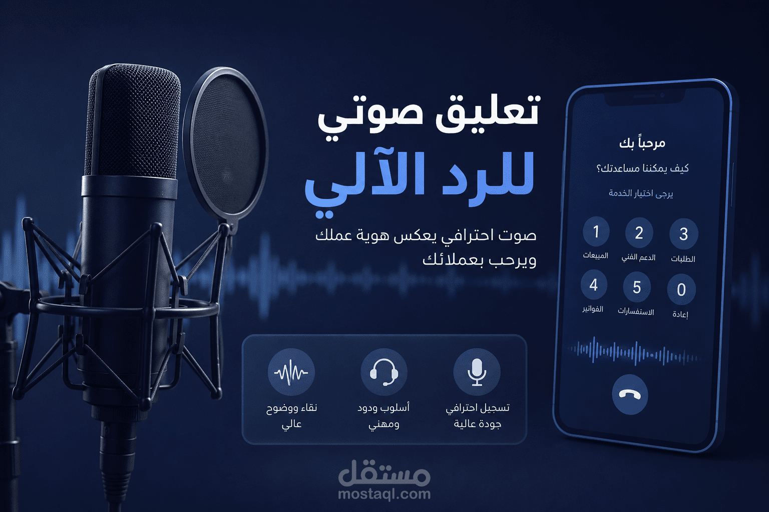 تعليق صوتي رد آلي