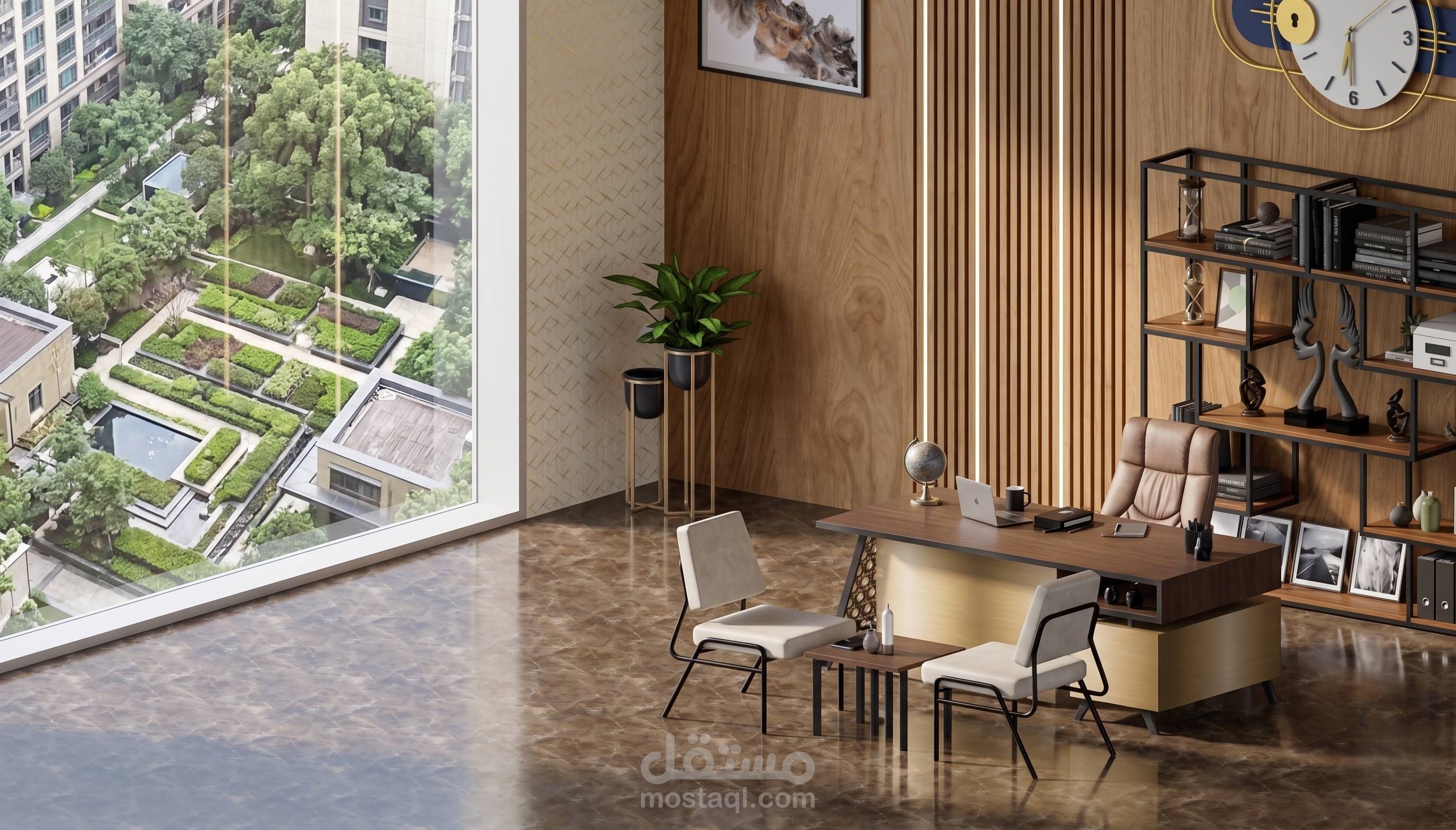 مشروع تصميم اثاث اداري