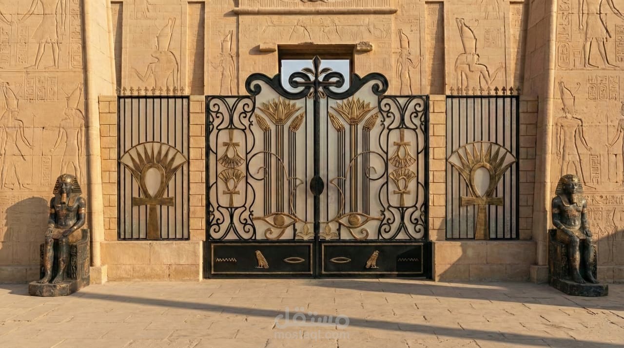 مشروع تصميم عناصر الفتحات معمارية
