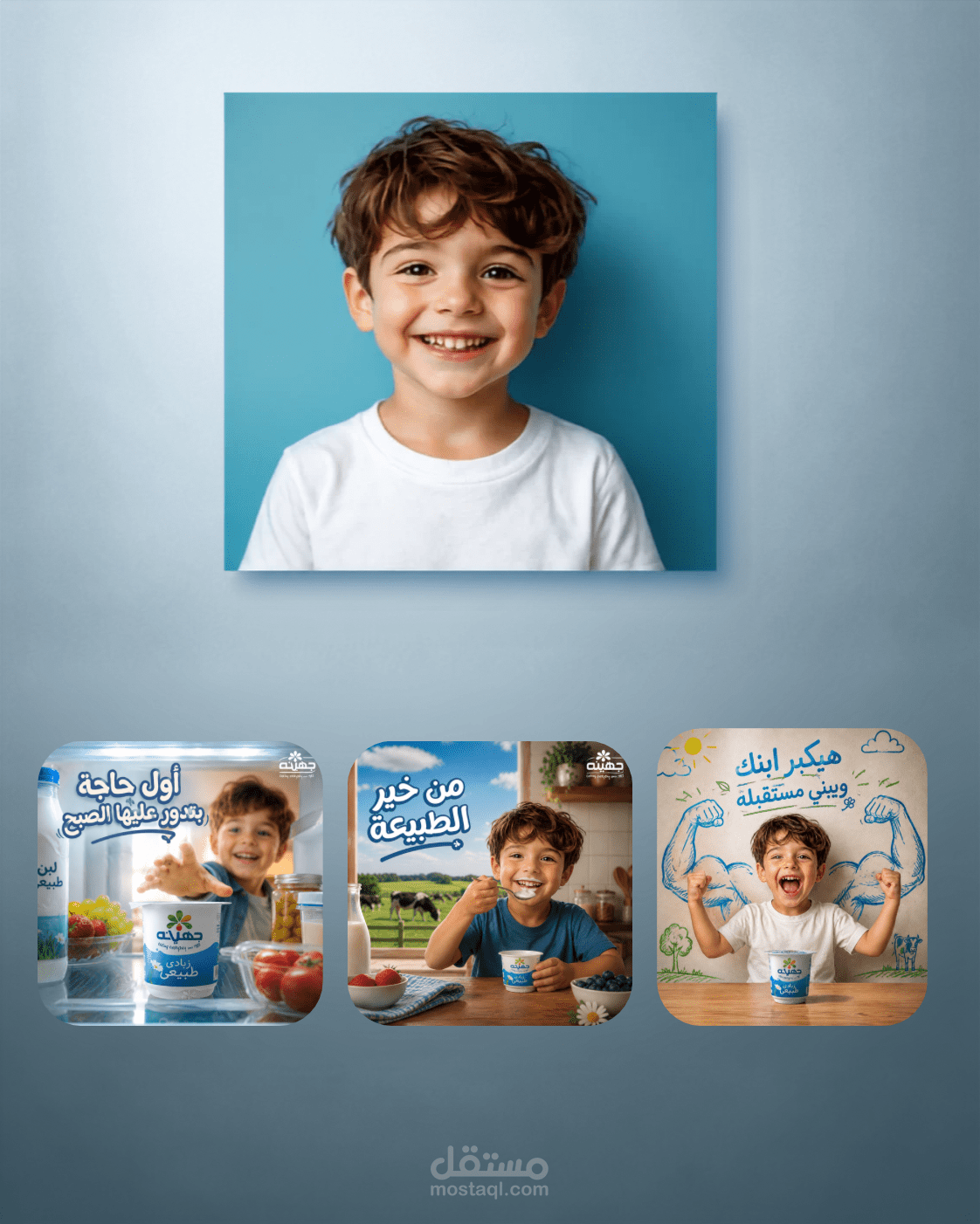 Unofficial posters for yogurt juhayna