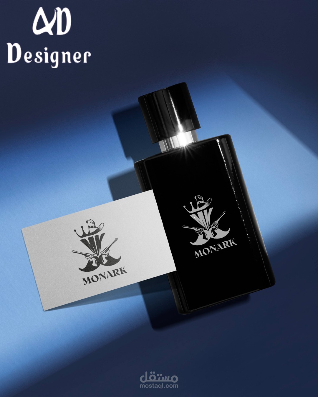 تصميم شعار لعطر رجالي فخم يعكس طابع الكوبوي الميكسيكي
