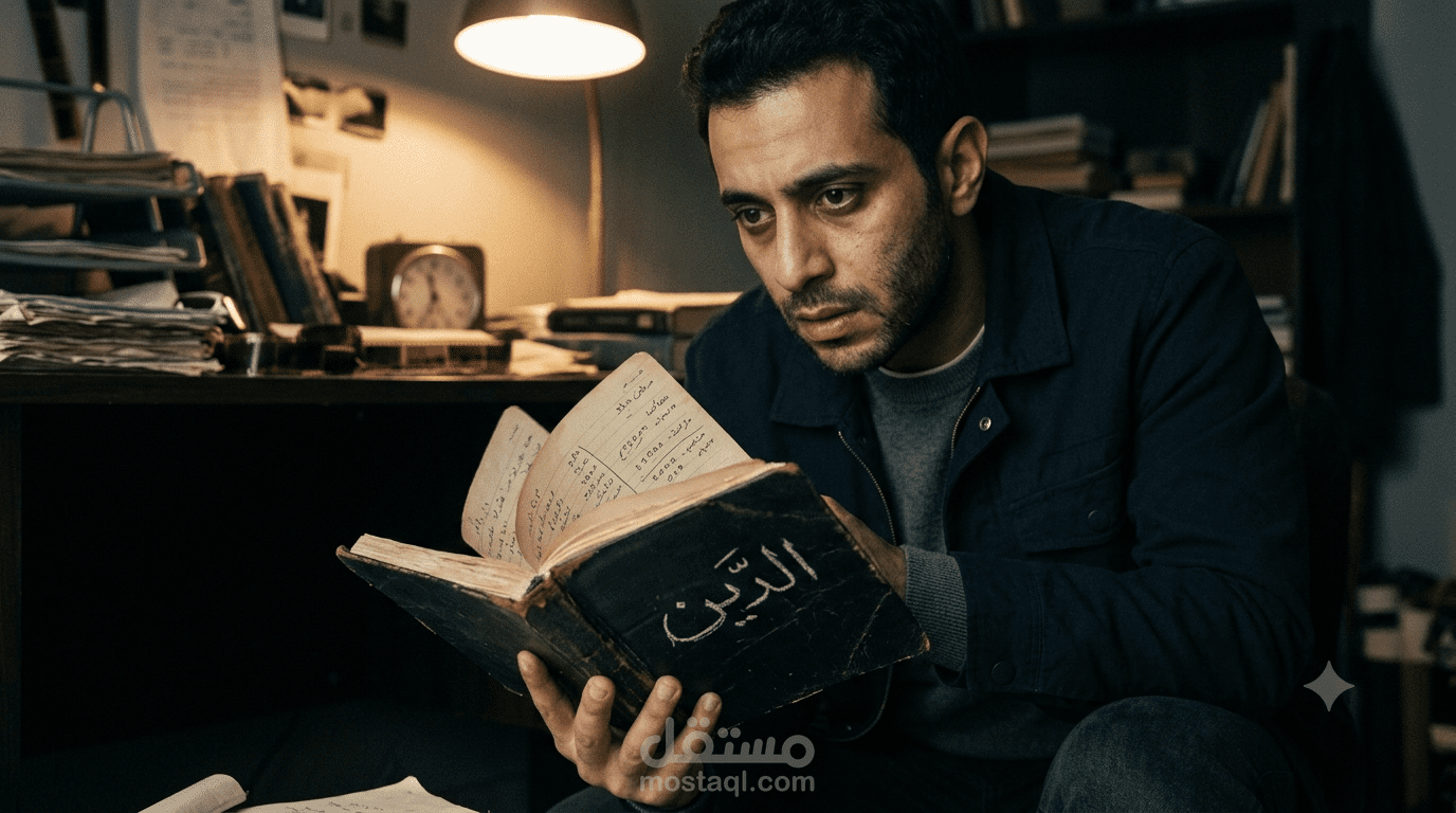 الخط الدرامي والمعالجة الكاملة لمسلسل "الدَّيْن" (30 حلقة - تشويق وجريمة