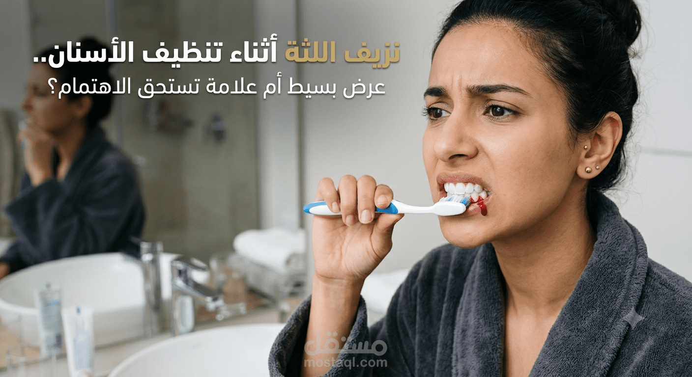 مقال طبي وتوعوي متوافق مع الـ SEO عن نزيف اللثة
