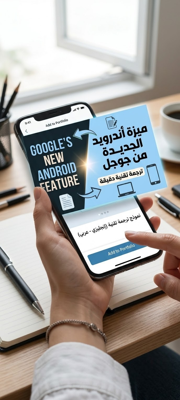 "ترجمة تقنية: أحدث اتجاهات الهواتف الذكية في 2026".