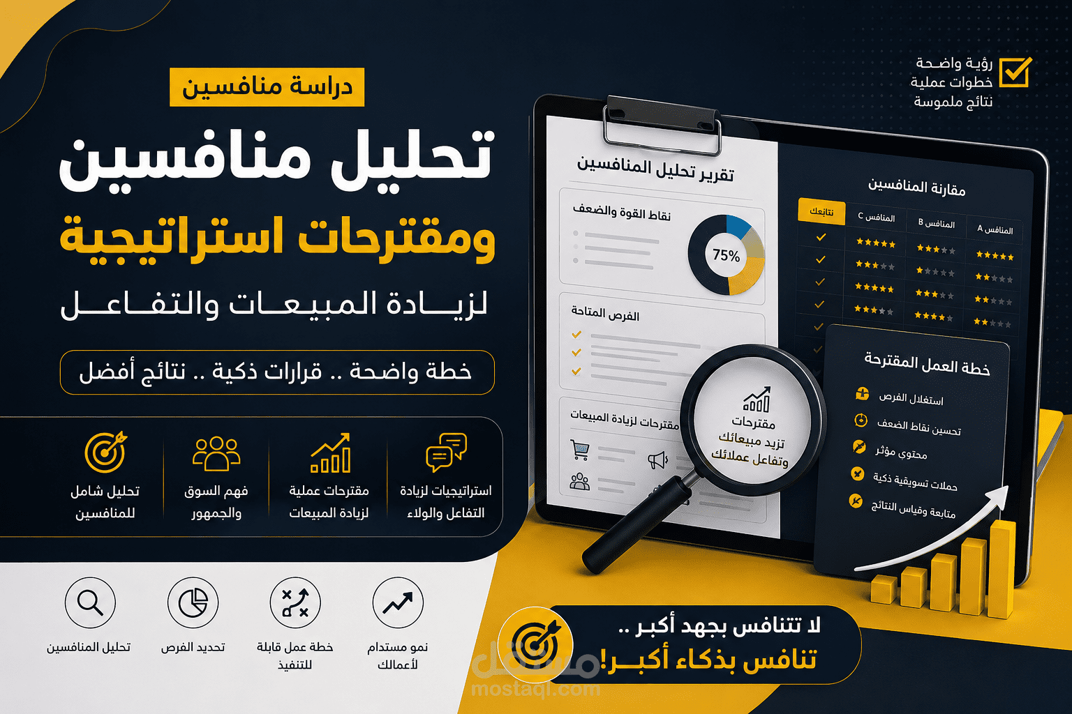 تحليل منافسين وتحليل المحتوي وتقديم اقتراحات لتحسين المبيعات وزياده التفاعل لبراند مستحضرات تجميل